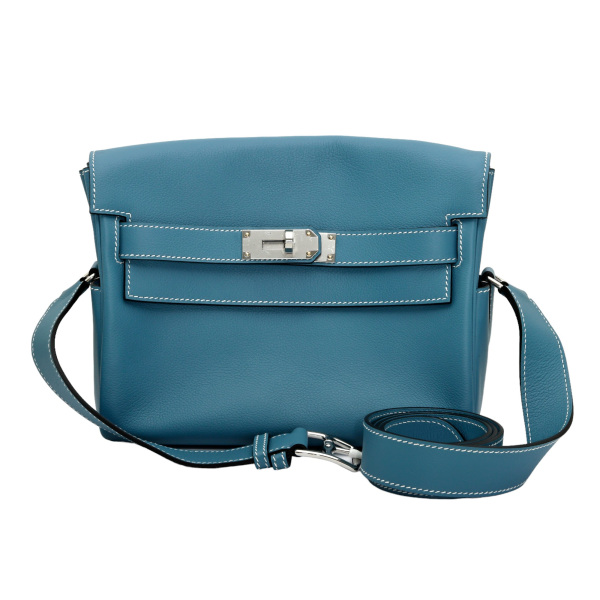 希少カラー♪ブルー【HERMES】エルメスゲタバッグ 恵比寿明治通り店】HERMES エルメス ショルダーバッグ ゲタ
