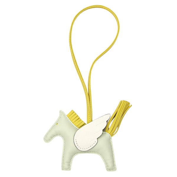 hermes rodeopegasus エルメス ロデオ(ペガサス) チャーム PM アニョーミロ ヴェールフィズxライムxホワイト B刻印 