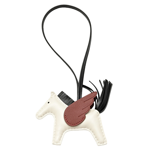 hermes rodeopegasus エルメス ロデオ(ペガサス) チャーム PM アニョーミロ クレxブラックxルージュアッシュ B刻印 
