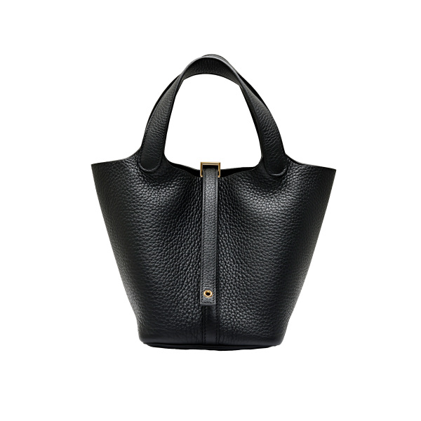 hermes picotinlockpm エルメス ピコタンロックPM PM トゴ ブラック イエローゴールド金具 W刻印 