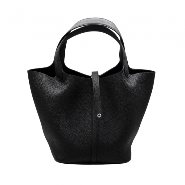 hermes picotinlockmm エルメス ピコタンロックMM MM トリヨンクレマンス ブラック シルバー金具 W刻印 