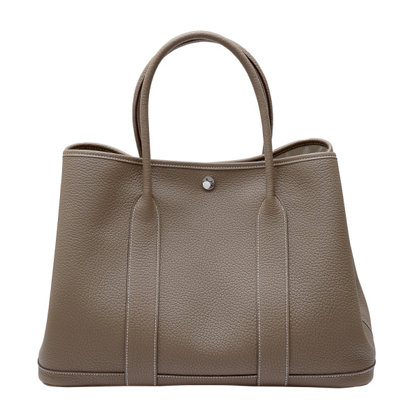 hermes gardenparty エルメス ガーデンパーティー PM ネゴンダ エトゥープ シルバー金具 W刻印 