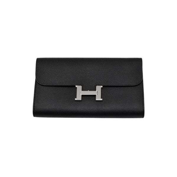 hermes constancetogo エルメス コンスタンスロング トゥーゴー ヴォーエプソン ブラック シルバー金具 W刻印 