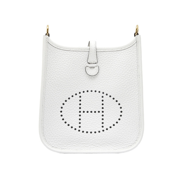hermes evelynetpm エルメス エブリンアマゾンTPM トリヨンクレマンス ニューホワイト イエローゴールド金具 W刻印 