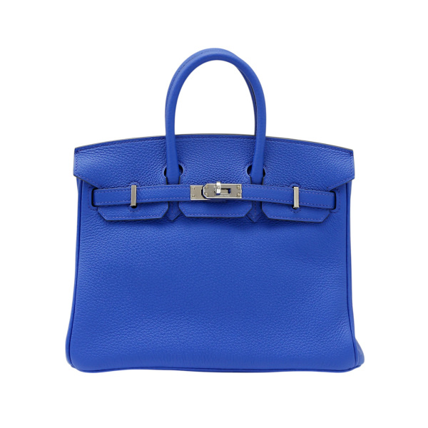 hermes birkin25 エルメス バーキン25 トゴ ブルーロワイヤル シルバー金具 U刻印 