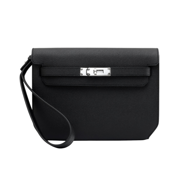 hermes kelly25 エルメス ケリー25 エプソン ブラック シルバー金具 K刻印 