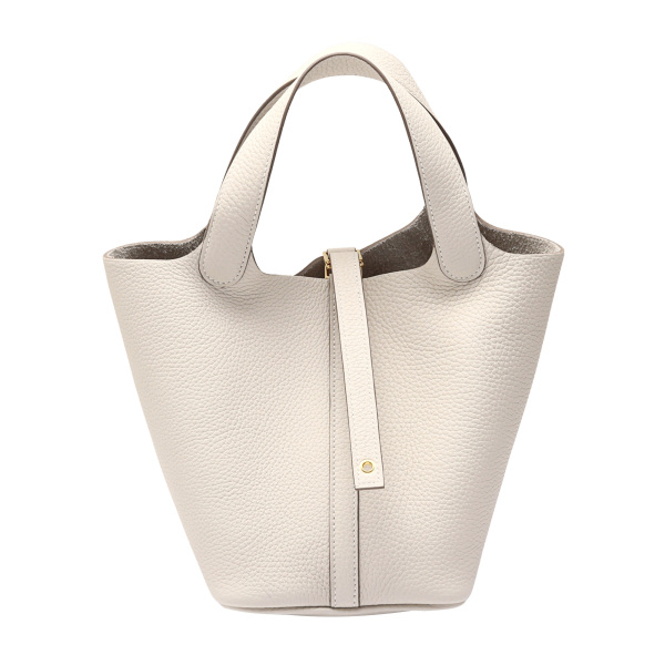 hermes picotinlockpm エルメス ピコタンロックPM トリヨンクレマンス クレ イエローゴールド金具 K刻印 