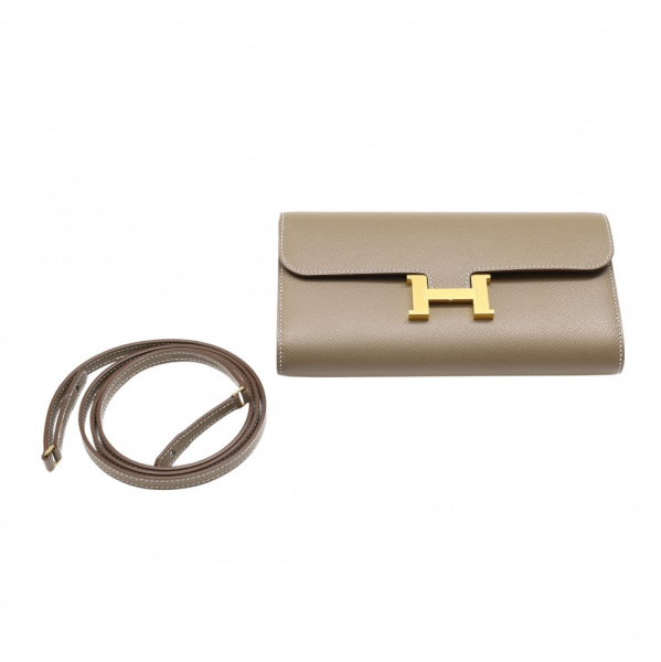 hermes constancetogo エルメス コンスタンスロング トゥーゴー エプソン エトゥープ イエローゴールド金具 K刻印 