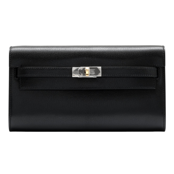 hermes kellylongtogo エルメス ケリーロングトゥーゴー シェーブルシャムキラ ノワール エレクトラム金具 K刻印 
