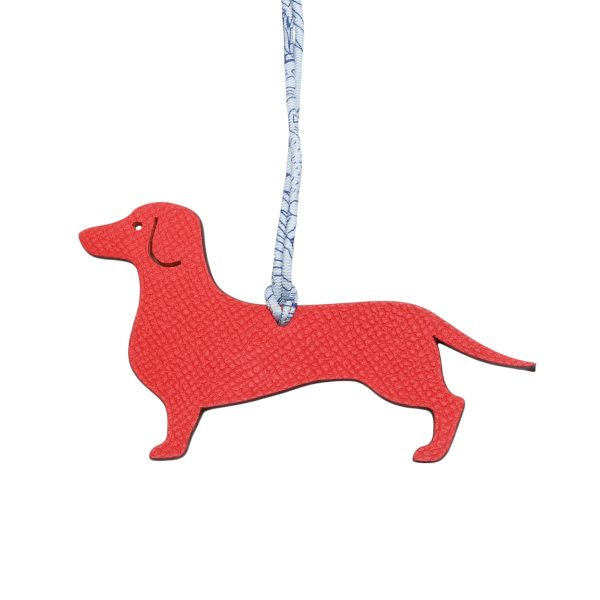 hermes petith エルメス プティアッシュ ダックスフンド レザー レッド 