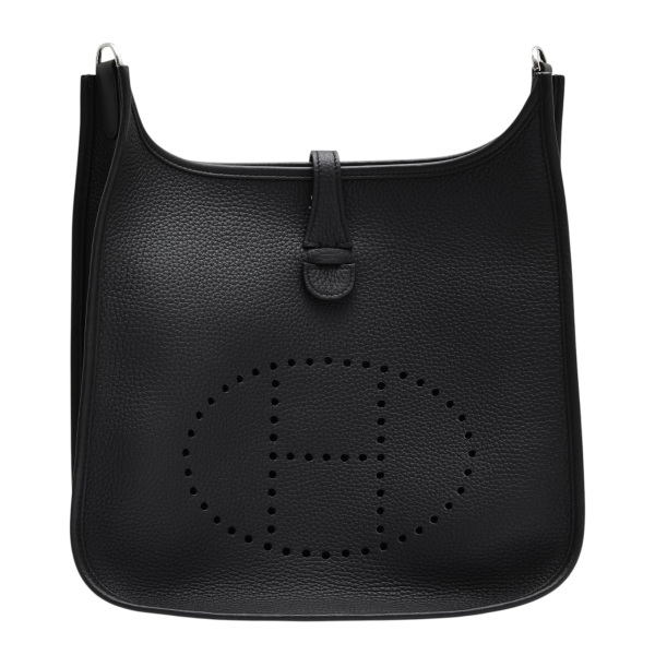 hermes evelyne エルメス エブリン エブリン3 GM トリヨンクレマンス ブラック シルバー金具 K刻印 