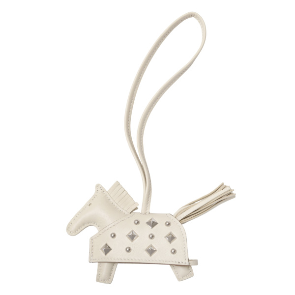 hermes rodeo エルメス ロデオ ロべオ ロック PM アニョーミロ クレ(アイボリー) シルバー金具 K刻印 クレ(アイボリー) 