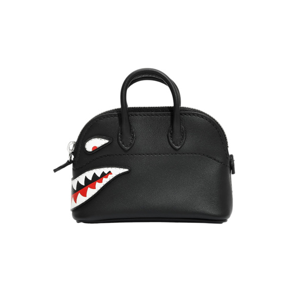 hermes bolide エルメス ボリード シャーク スイフト ブラック シルバー金具 K刻印 