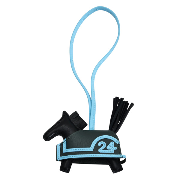 hermes rodeocharmrobeo エルメス ロデオ(ロベオ) アニョーミロ ノワール ヴェールマングローブ セレスト K刻印 