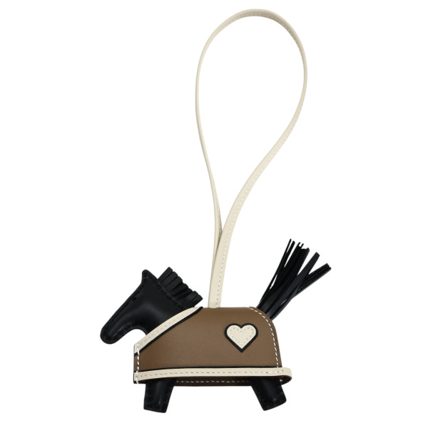 hermes rodeocharmrobeo エルメス ロデオ(ロベオ) アニョーミロ ノワール クレ(アイボリー) エトゥープ K刻印 クレ(アイボリー) 