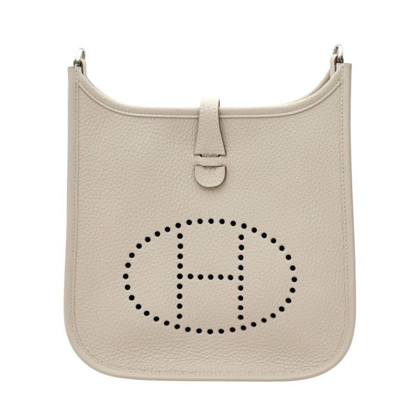 hermes evelyne エルメス エブリン トリヨンクレマンス クレ(アイボリー) シルバー金具 G刻印 クレ(アイボリー) 
