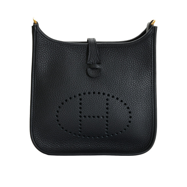 hermes evelyne エルメス エブリン トリヨンクレマンス ブラック イエローゴールド金具 G刻印 