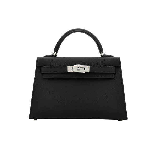 hermes kellyothers エルメス ケリー（その他） ヴォーエプソン ブラック シルバー金具 G刻印 