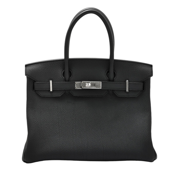 hermes birkin30 エルメス バーキン30 トゴ ブラック シルバー金具 G刻印 
