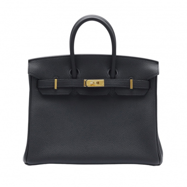 hermes birkin25 エルメス バーキン25 トゴ ブラック イエローゴールド金具 G刻印 