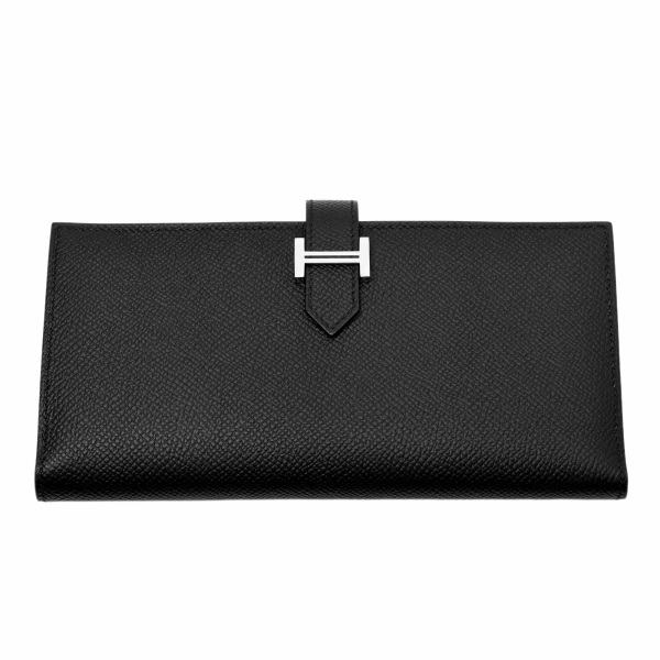 hermes bearnsouffet Hermes bear souffle Epson black Silver hardware G stamp 