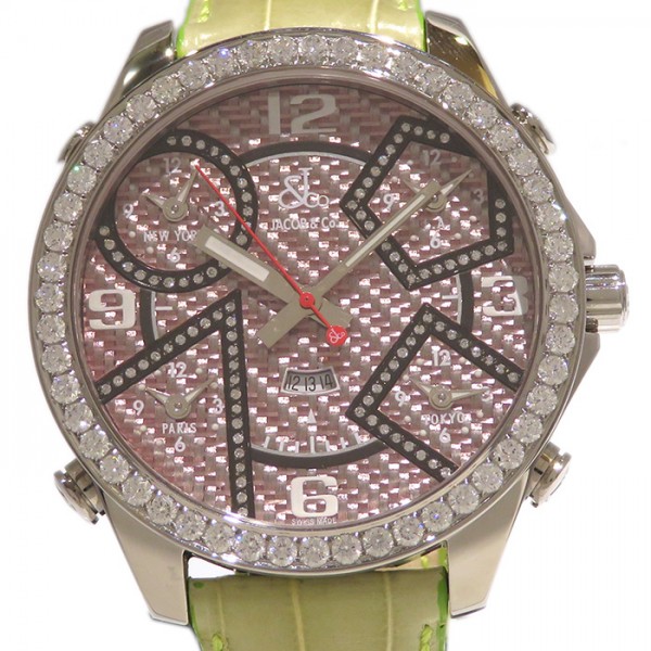 jacobco fivetimezone JACOB&CO Five Time Zone Bezel diamond w097627