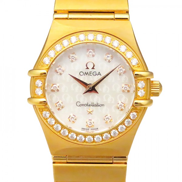 omega constellation オメガ コンステレーション クォーツ ミニ ベゼルダイヤ 1160.75