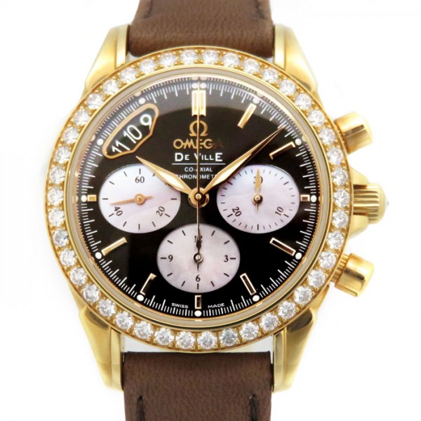 omega deville オメガ デ・ヴィル コーアクシャル クロノグラフ 4677.60.37