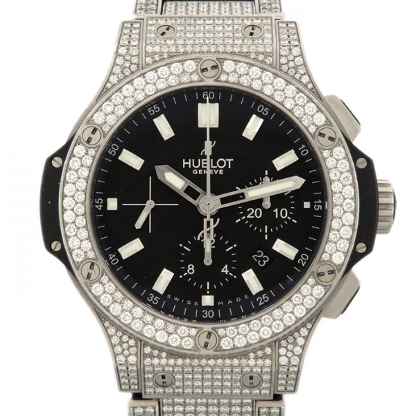 hublot bigbang ウブロ ビッグバン スチール ブレスレット パヴェ 301.sx.1170.sx.3704