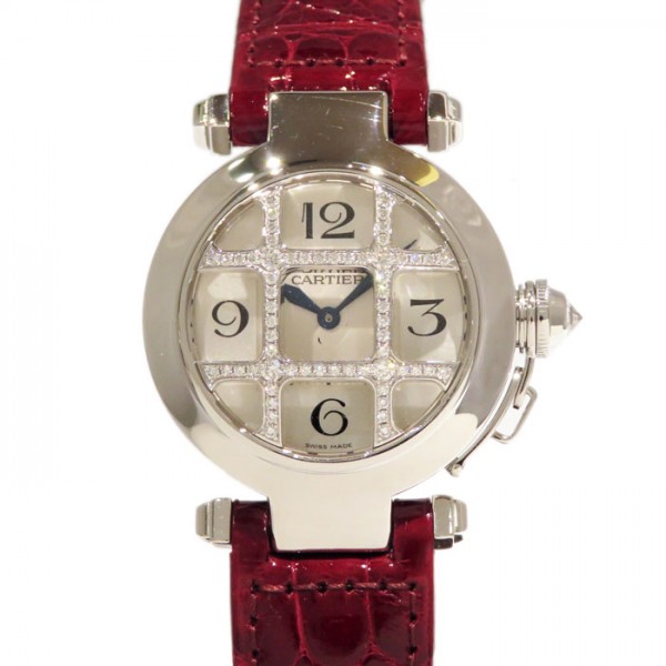 cartier pasha カルティエ パシャ 32 グリッドダイヤ wj11932g