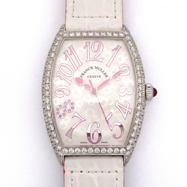 franckmuller tonneaucurvex フランク・ミュラー トノウカーベックス ピンクオーキッド ベゼルダイヤ 5850bscd8cd