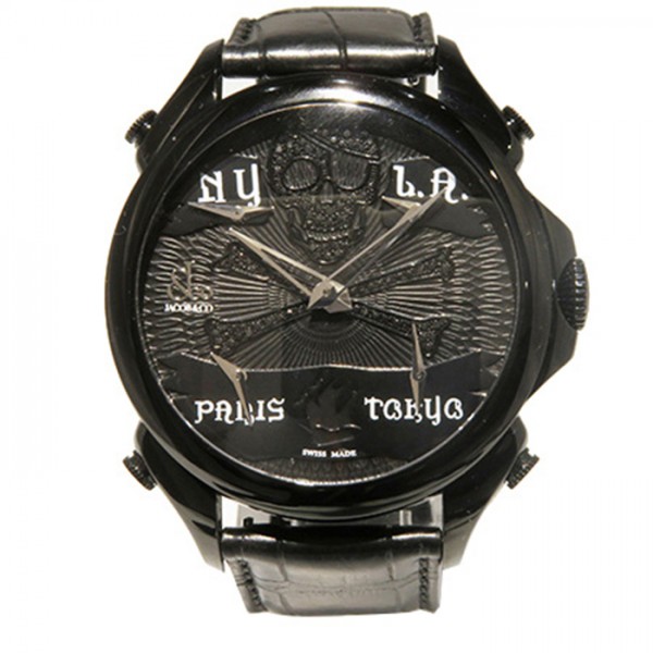 jacobco fivetimezone JACOB&CO Five Time Zone Paracial jc-bplprbkd