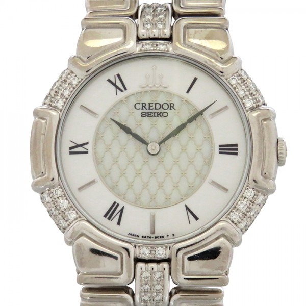 seiko other セイコー クレドール エントラータ ベゼル・ブレスダイヤ 5a74-2a90 140.9