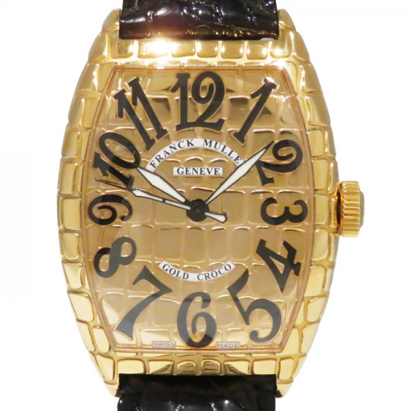franckmuller tonneaucurvex フランク・ミュラー トノウカーベックス ゴールドクロコ 8880scgoldcro
