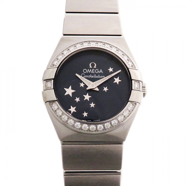 omega constellation オメガ コンステレーション ベゼルダイヤ 123.15.24.60.03