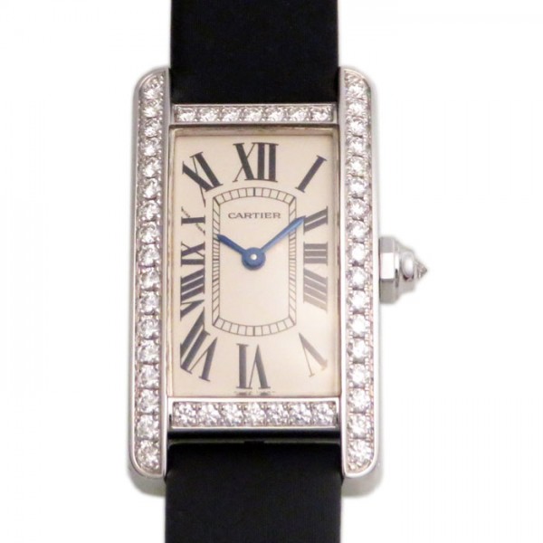 cartier tank カルティエ タンク アメリカン SM ベゼルダイヤ wb707331