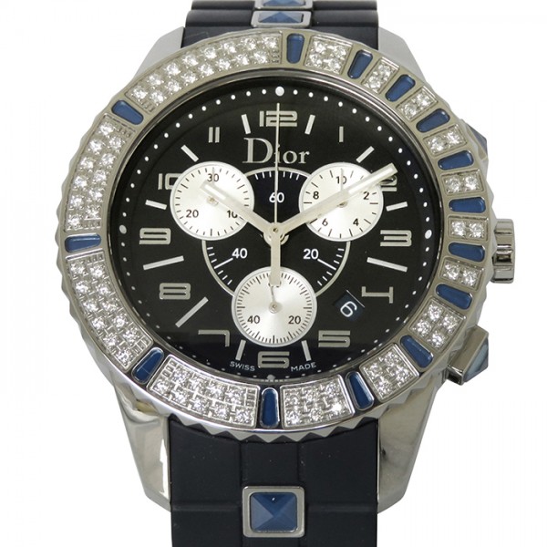 dior other ディオール クリスタル ベゼルダイヤ cd114311m001