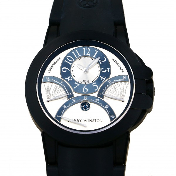 harrywinston ocean ハリー・ウィンストン オーシャン トリレトロ クロノグラフ ブラックザリウム oceact44zz005