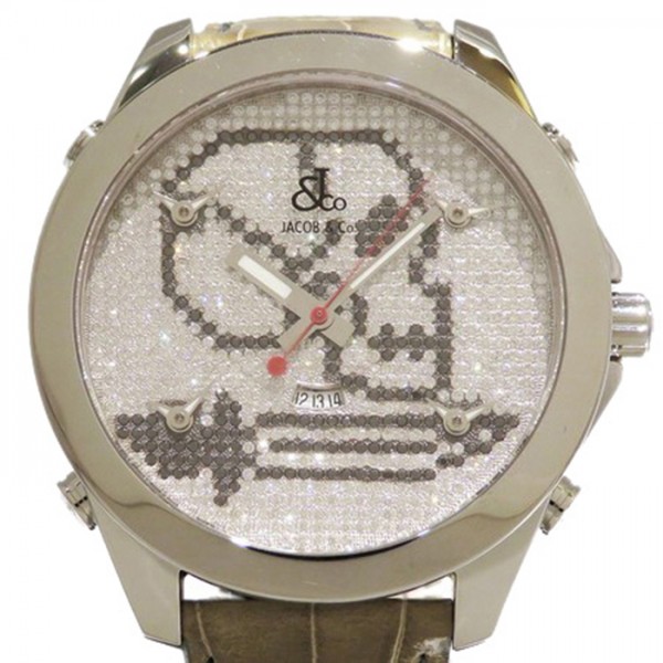 jacobco fivetimezone JACOB&CO Five Time Zone Skull jc-skull3