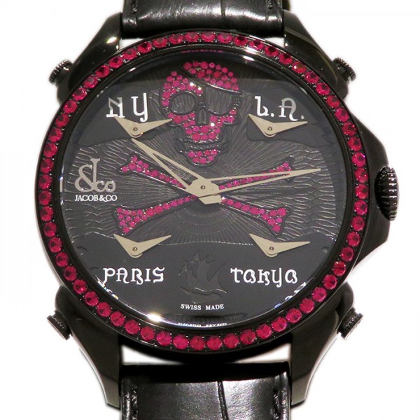 jacobco fivetimezone JACOB&CO Five Time Zone Paracial Bezel sapphire jc-bplprrb-rb