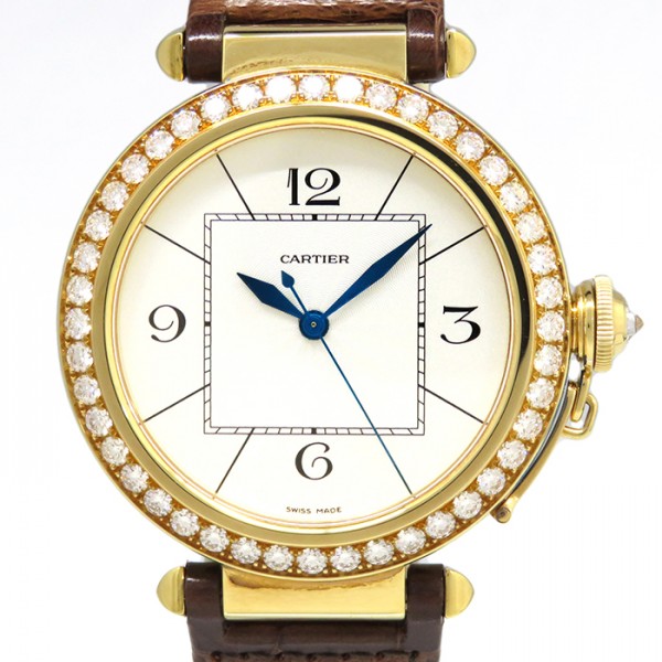 cartier pasha カルティエ パシャ 42mm ベゼルダイヤ wj120351