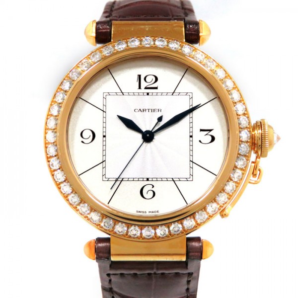 cartier pasha カルティエ パシャ 42mm ベゼルダイヤ wj120351