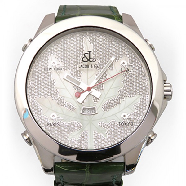 jacobco fivetimezone ジェイコブ ファイブタイムゾーン  jc-leafm