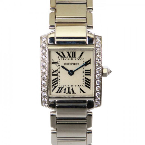 cartier tank カルティエ タンク フランセーズ SM ベゼルダイヤ we1002s3