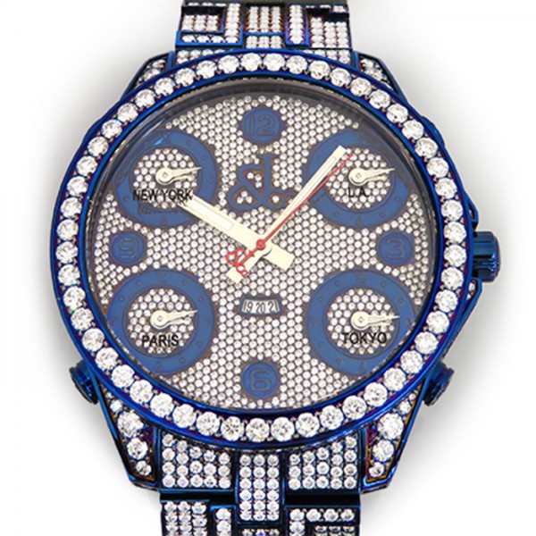 jacobco fivetimezone ジェイコブ ファイブタイムゾーン ケースダイヤ jc-30bdcbl