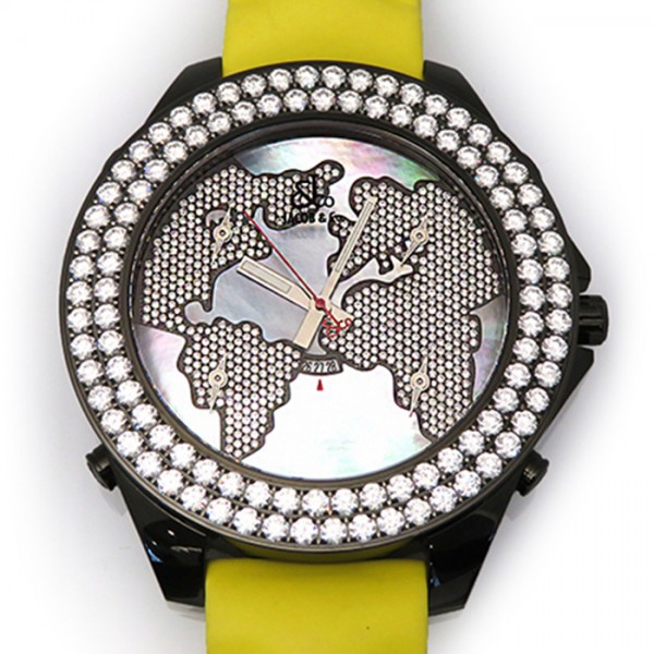 jacobco fivetimezone JACOB&CO Five Time Zone jumbo Bezel diamond jc-47jdbmd