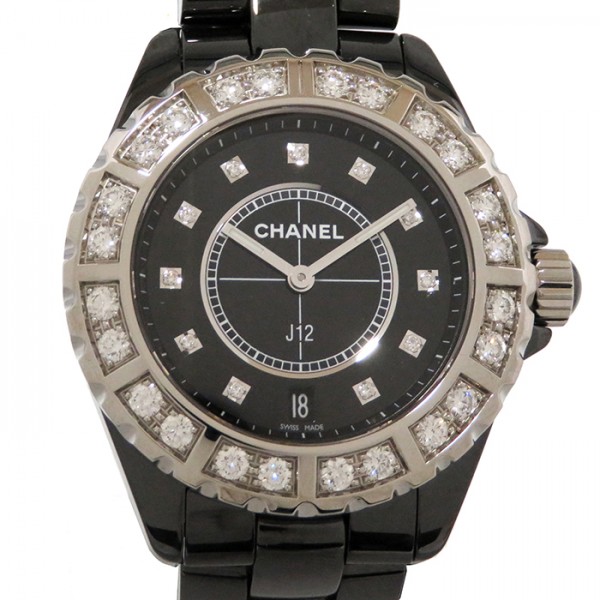 chanel j12 シャネル J12 38mm ベゼルダイヤ h2428