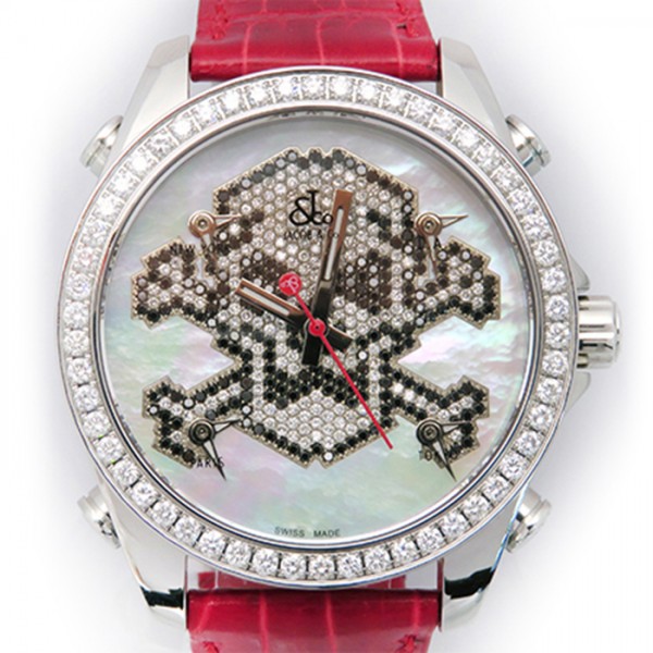 jacobco fivetimezone ジェイコブ ファイブタイムゾーン スカル ベゼルダイヤ jc-mskull7d