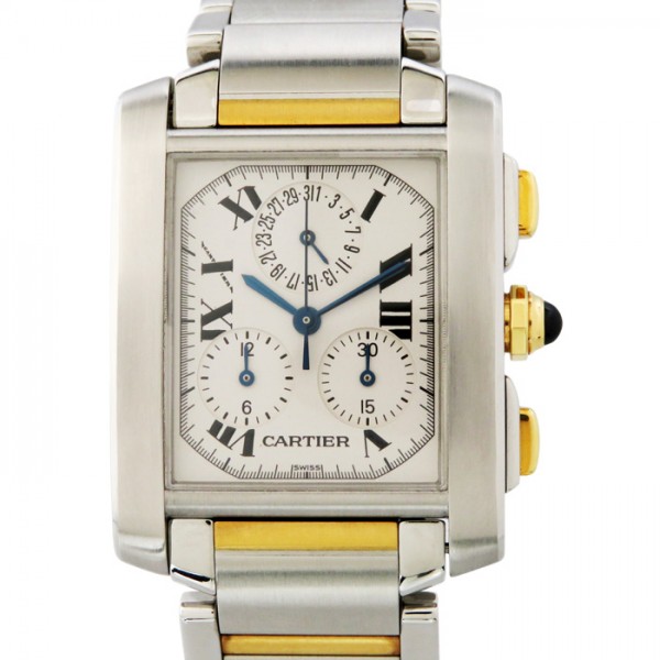 cartier tank カルティエ タンク フランセーズLM クロノリフレックス w51004q4