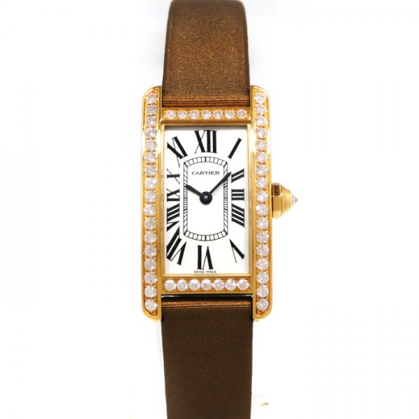 cartier tank カルティエ タンク アメリカン SM ベゼルダイヤ wb707231